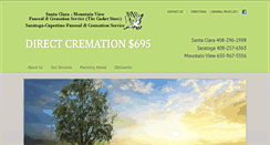 Desktop Screenshot of cremationfuneralhomes.com