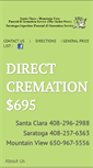 Mobile Screenshot of cremationfuneralhomes.com